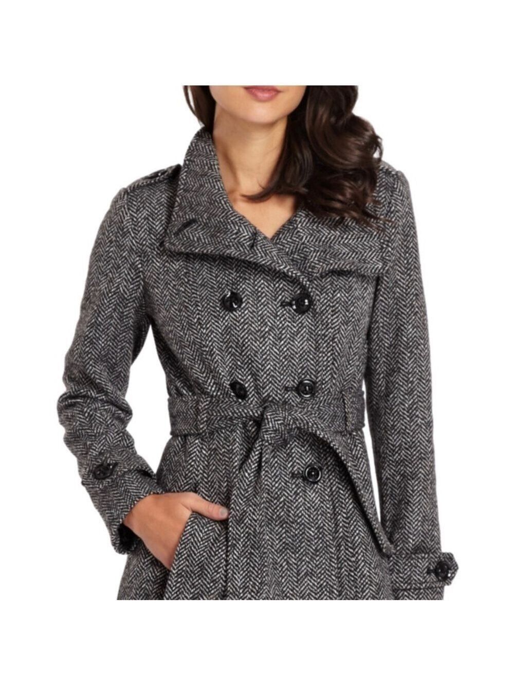 Esprit Black and Gray Women's Coat